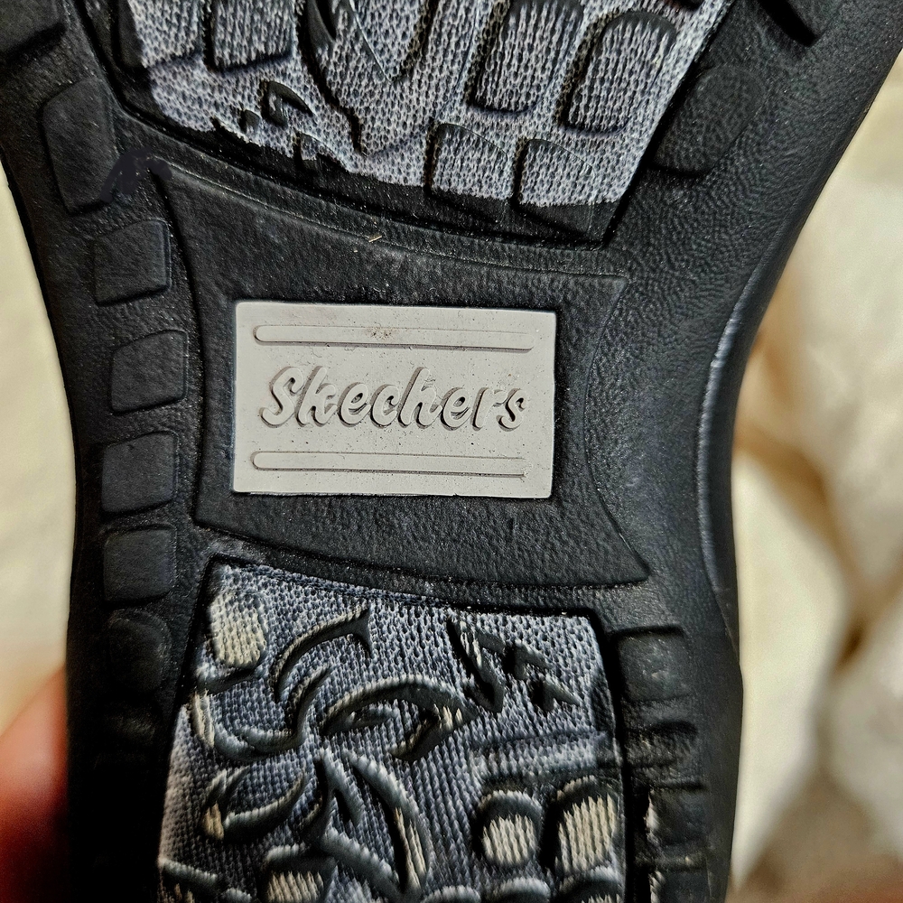 SKECHERS Women's Reggae Slim Forget Me Knot Strappy Memory Foam Sandals Black 9 - Picture 4 of 7